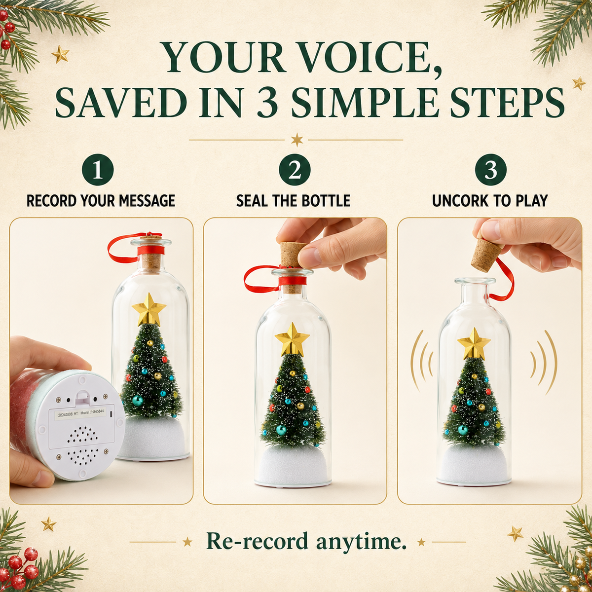 Record-a-Message Christmas Tree 2
