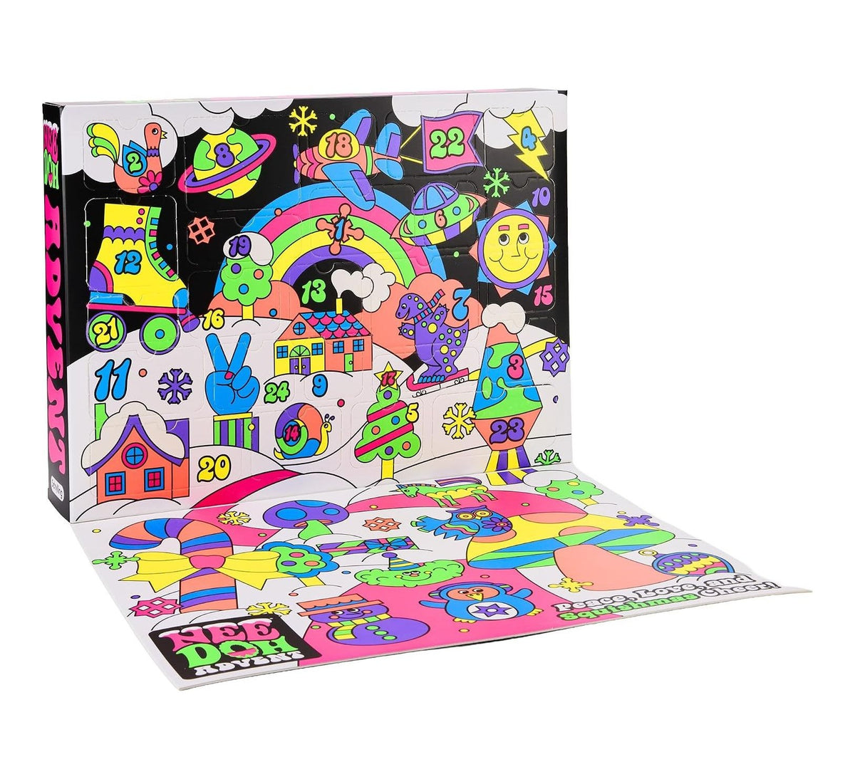 NeeDoh Squishmas Advent Calendar open