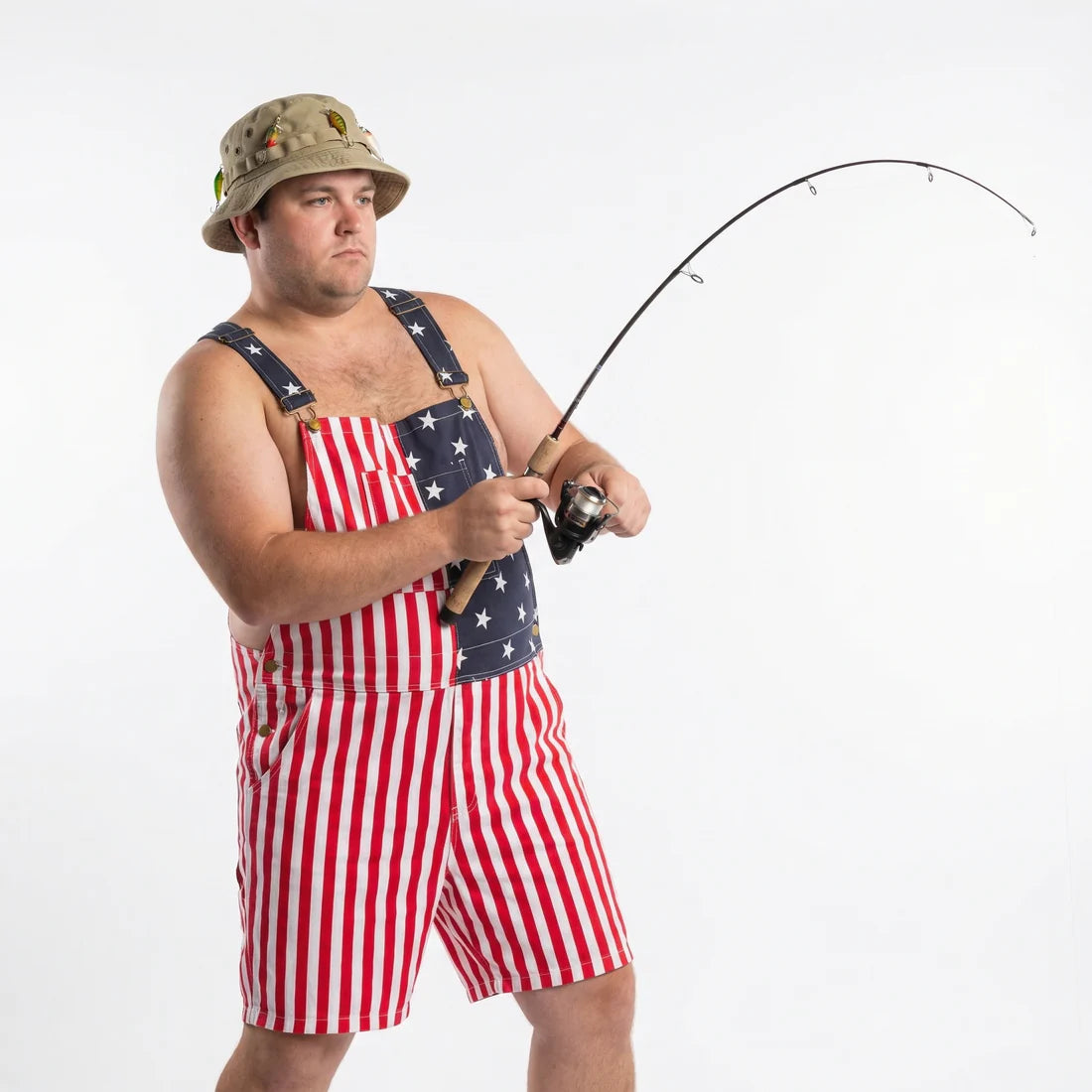 American Flag Overalls