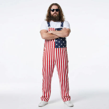 American Flag Overalls