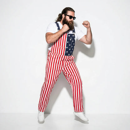 American Flag Overalls