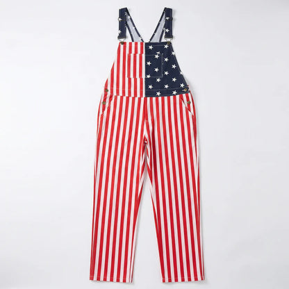 American Flag Overalls