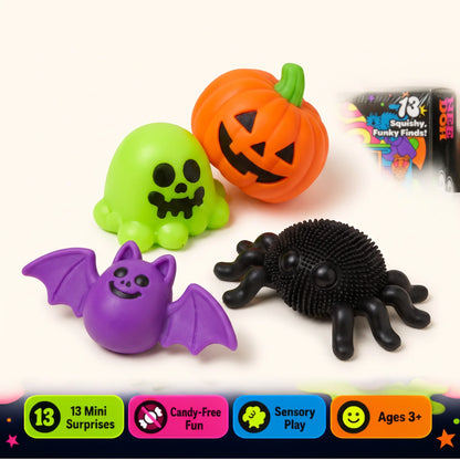 NeeDoh Halloween mini squishy toys